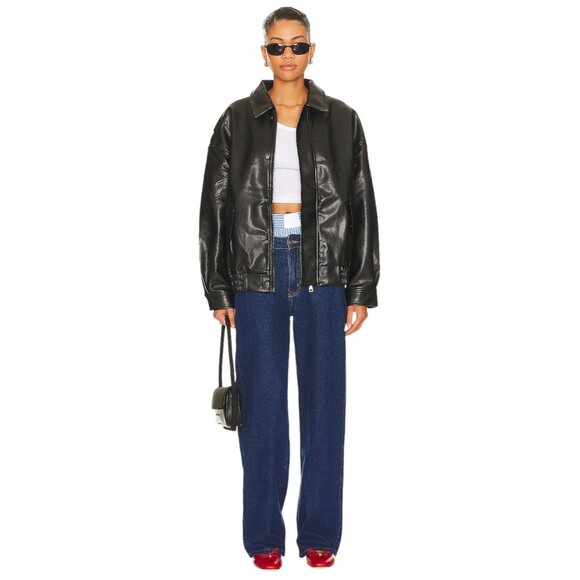 LIONESS Top Model Jean in Dark Denim X-Small Womens Denim Pants - Picture 4 of 14